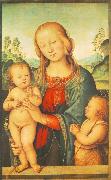 PERUGINO, Pietro Madonna with Child and Little St John a Sweden oil painting reproduction